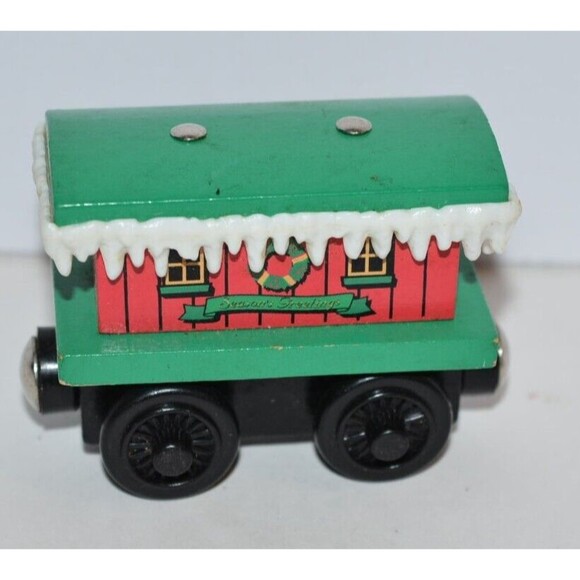 Thomas The Train Winter Caboose Wooden Railway Friends Season Greetings - Picture 2 of 7